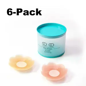 Seamless Nipple Covers - Game Changer Silicone Pasties, Invisible Under Clothes, Reusable & Sweatproof