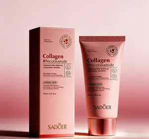 Korean Collagen Off Face Mask | Hydrating, Firming & Glow Boosting Facial Mask for Daily & Night Use, Wrinkle Smoothing, For All Skin Types, 2.64 Oz