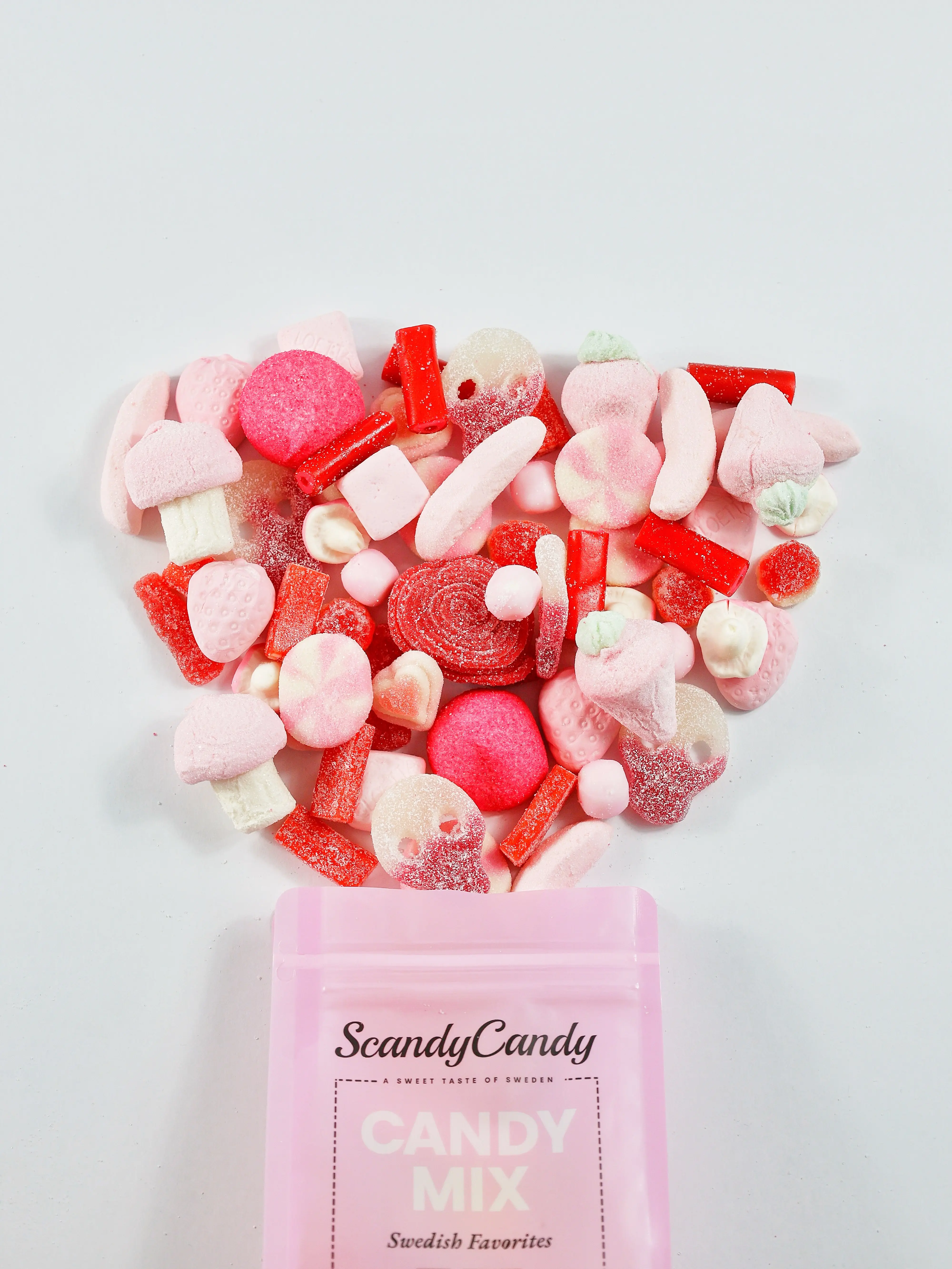 1lb Pink Mix - ScandyCandy Sweet & Sour Swedish Candy Mix 1lb Pink Mix - ScandyCandy Sweet & Sour Swedish Candy Mix