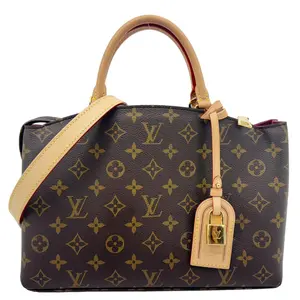 Pre-owned Louis Vuitton Monogram Canvas Shoulder Bags Petit Palais Shoulder Bag Brown