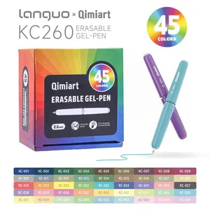 Languo 45-color color erasable neutral pen set Thermal easy-to-wipe 9-color high-value painting hand account marker Art Pen Marker