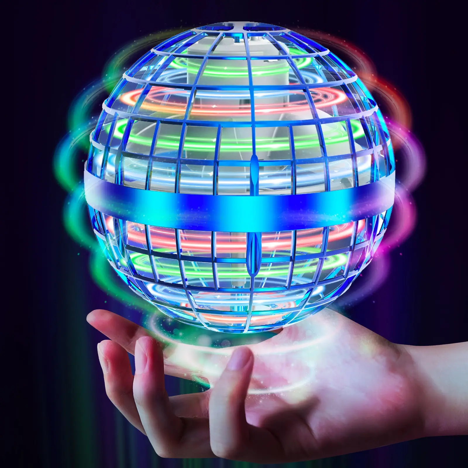 Flying Orb Ball 2024 Toys, Hand Drone Orbit, Cosmic Globe Boomerang Hover Ball Galactic Fidget Spinner, Galaxy ball, Outdoor Toys, Gift for Boys Girls