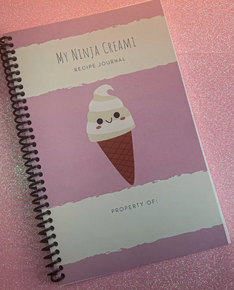 My Ninja Creami Recipe Book | Ice Cream Cookbook | Ninja Creami Gifts