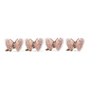 MacKenzie - Childs Set of 4 Butterfly Napkin Rings