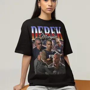 Derek Morgan And Shemar Moore Shirts And Gifts Tshirt Cotton Spandex