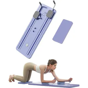 Ab Roller Wheel Ab Workout Equipment,Automatic Rebound Ab Machine,Ab Crunch Machine for Home Gym,Foldable Waist Trainer for Beginners,Comes with a Kneeling Pad