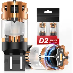 7440 7443 LED Bulb Amber Built in Resistor Anti Hyper Flash Canbus 7443 Front Rear Turn Signal Lights with Fan 7444na 7441 7444 7440NA W21W WY21W Bulbs No Load Resis