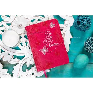 Be Still and Know Devotional: 365 Daily Devotions (Imitation/Faux Leather) - Motivational Gift for All Ages