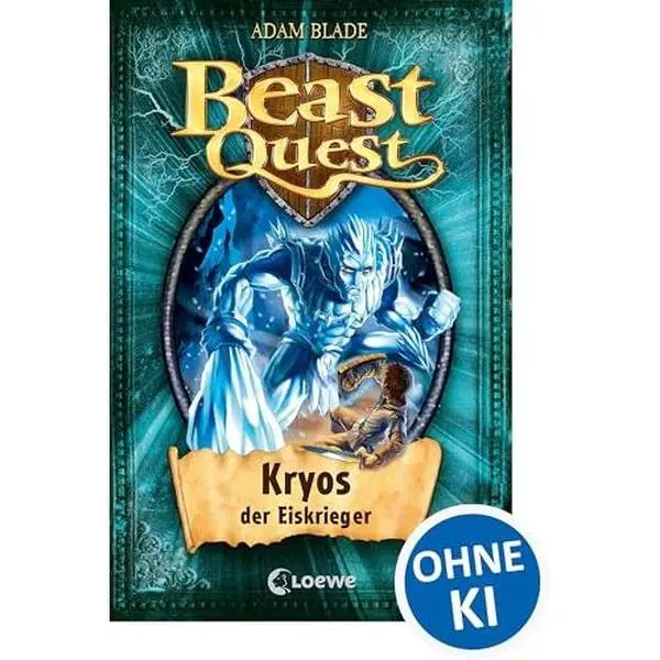 USED-Beast Quest 28. Kryos, der Eiskrieger: Band 28 by Adam Blade (Hardcover)