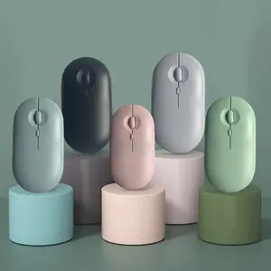 Rechargeable Wireless Mouse with USB Mini Receiver, Adjustable Dpi (800/1200/1600), Ergonomic Design, Compatible with PC/MAC/laptop