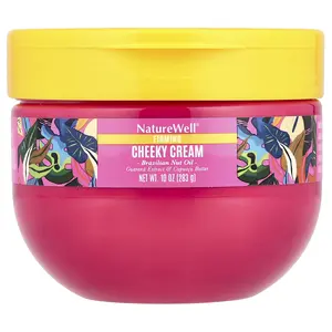 Naturewell Cheeky Cream, Brazilian Nut Oil, 10 oz (283 g)