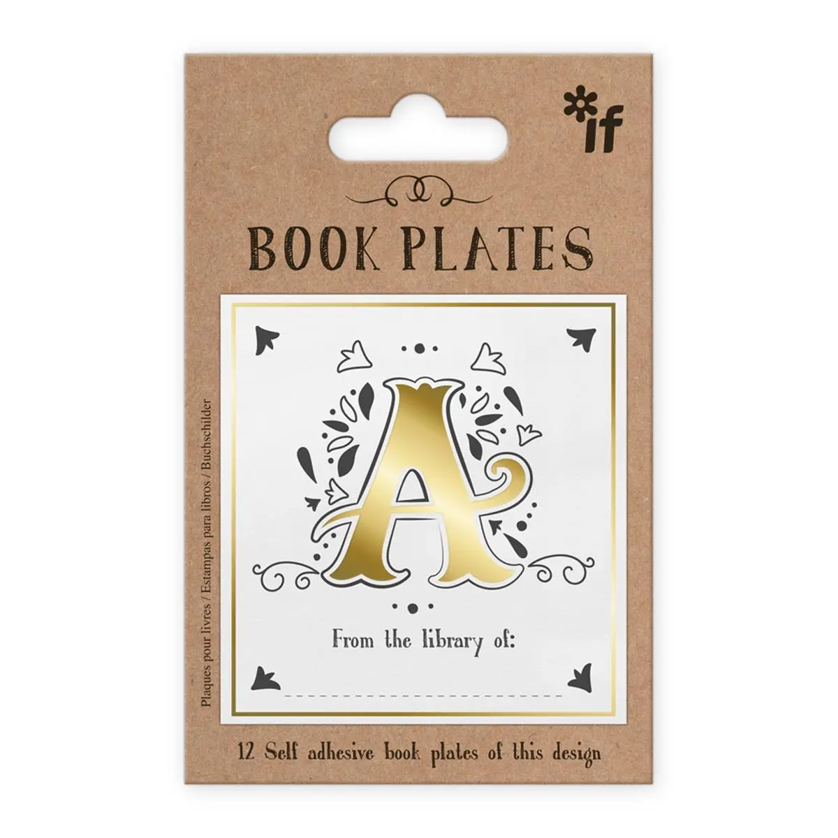 If USA 41501 Letter Book Plates, Letter A