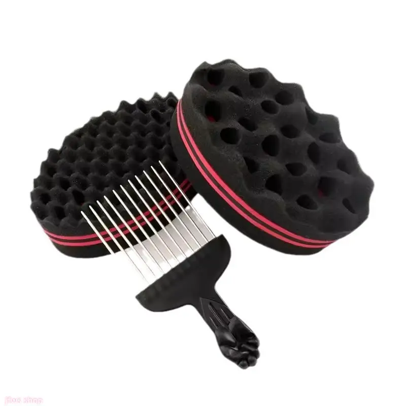 New Dreadlock Sponge Brush for African Twist Hair Tool Afro Curl Sponge for Men Women Soft Durable Easy to Use Lightweight Compact Perfect for Daily Styling Halloween Party Cosplay and Stage Performance Reusable Must Have Hair Care Accessory Gift