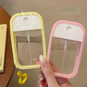 Portable Handheld Sanitizer Spray Bottle, Travel Size Compact Mini Liquid Soap Dispenser for Women & Girls, Body Care Essential Touchland