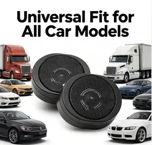 Car Tweeter Speaker with Built-in Dual Open Design High Frequency Loudspeaker 200W Power Easy Installation for Vehicle Modifications & Surround Sound Systems Multimedia Car Audio Car Audio