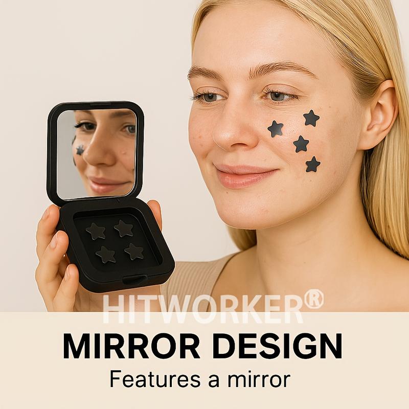 60pcs Star Shape Pimple Patch Acne Patches with Mirror, Convenient and Stylish Emergency Solution for Clear Skin