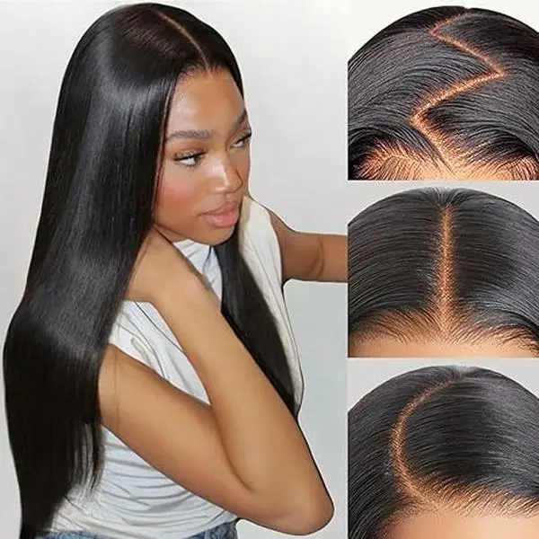 Ursquen Hair 13x6 Transparent Lace Front Human Hair Wigs For Black Women 13x6 Straight HD Lace Frontal Wig Natural Wigs Indian Hair Wigs #Summervibes