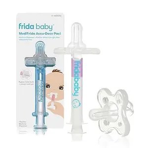 Baby Medicine Pacifier Syringe, Accu-Dose Paci, Medi Frida Dispenser for Mess & Fuss Free Use, Made in USA