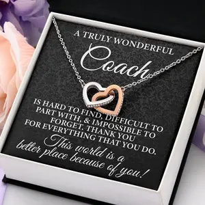 A Truly Wonderful Coach Necklace, Thank you Necklace For Coach, Thank you Gift For Coach, Women Coach Gift, Gift For Gymnastics Coach