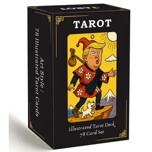 78 Tarot Card, Satirical Humorous Illustrated Tarot Deck, Modern Archetype Art Major & Minor Arcana, Creative Art Style Tarot Cards, Tarot Game for Beginners and Experienced Readers, Tarot Cards with Guidebook, Fortune Telling, Intuitive Guidance, Arcane