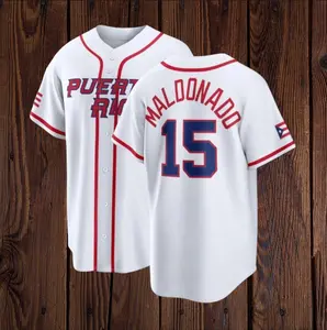 Martín Maldonado Puerto Rico Jersey,White 2026 World Baseball Classic,Limited Stitched Shirt ManYouth size,Custom Jersey #Baseballjersey