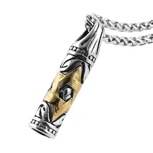 HZMAN Magen Star of David Pendant Necklace Women Men Chain Silver Stainless Steel Israel Necklace