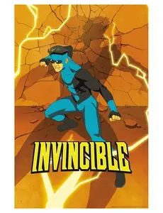 Invincible Old X New Suit Poster,Cool Anime Wall Art, Decorative Wall Decor for Modern Teen Boys Room