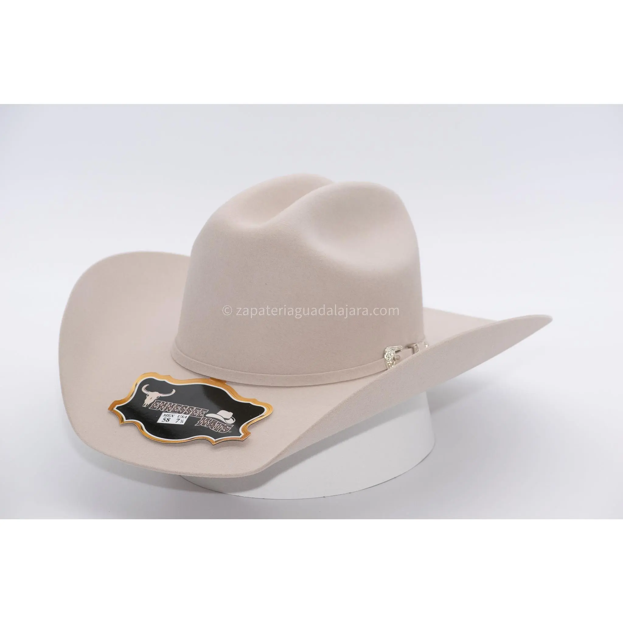 TENNESSEE 100X FELT HAT TEXAS SILVER BELLY