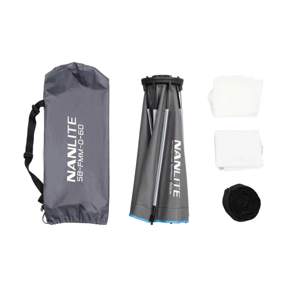 Nanlite 23.6" Octagonal Shape Softbox with FM Mount - Camera Lighting Accessory for Photographers, Single Unit