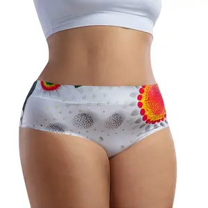 Memème Women’s Ultra-Comfortable DAISY– Tangelo - Queen Size Panties | Breathable Cotton Crotch, Stretchy Fit