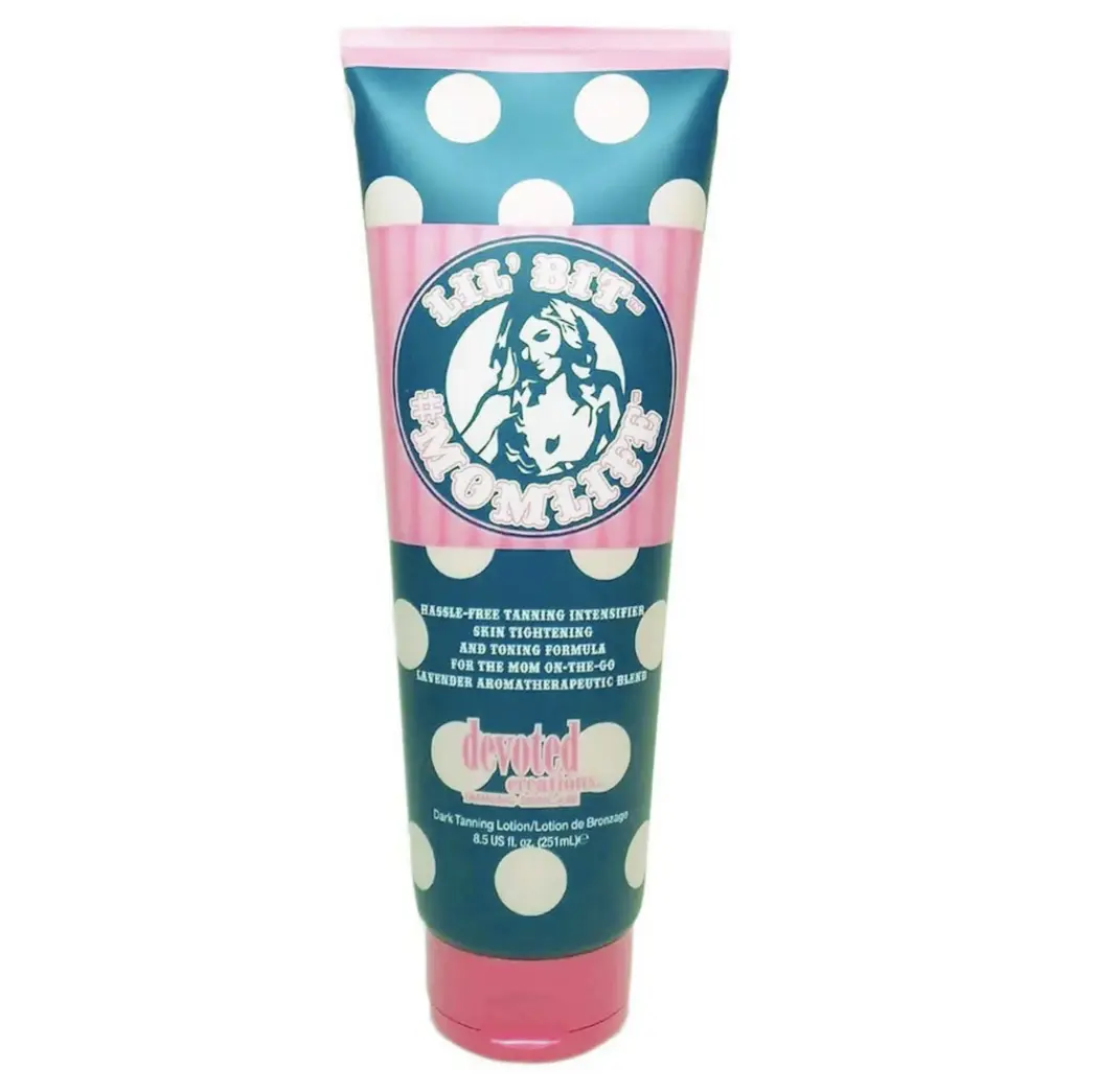 Devoted Creations LIL' BIT #MOMLIFE Indoor Tanning Bed Lotion for the mom on-the-go 8.5 oz