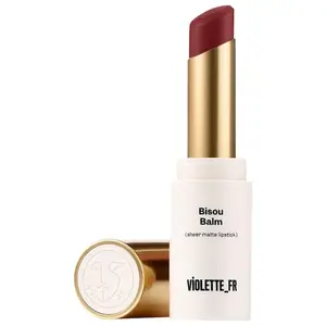 VIOLETTE_FR  BISOU BALM Sheer Matte Lipstick-Bonbon Myrtille - cool berry-Size 0.08 oz / 2.5 g