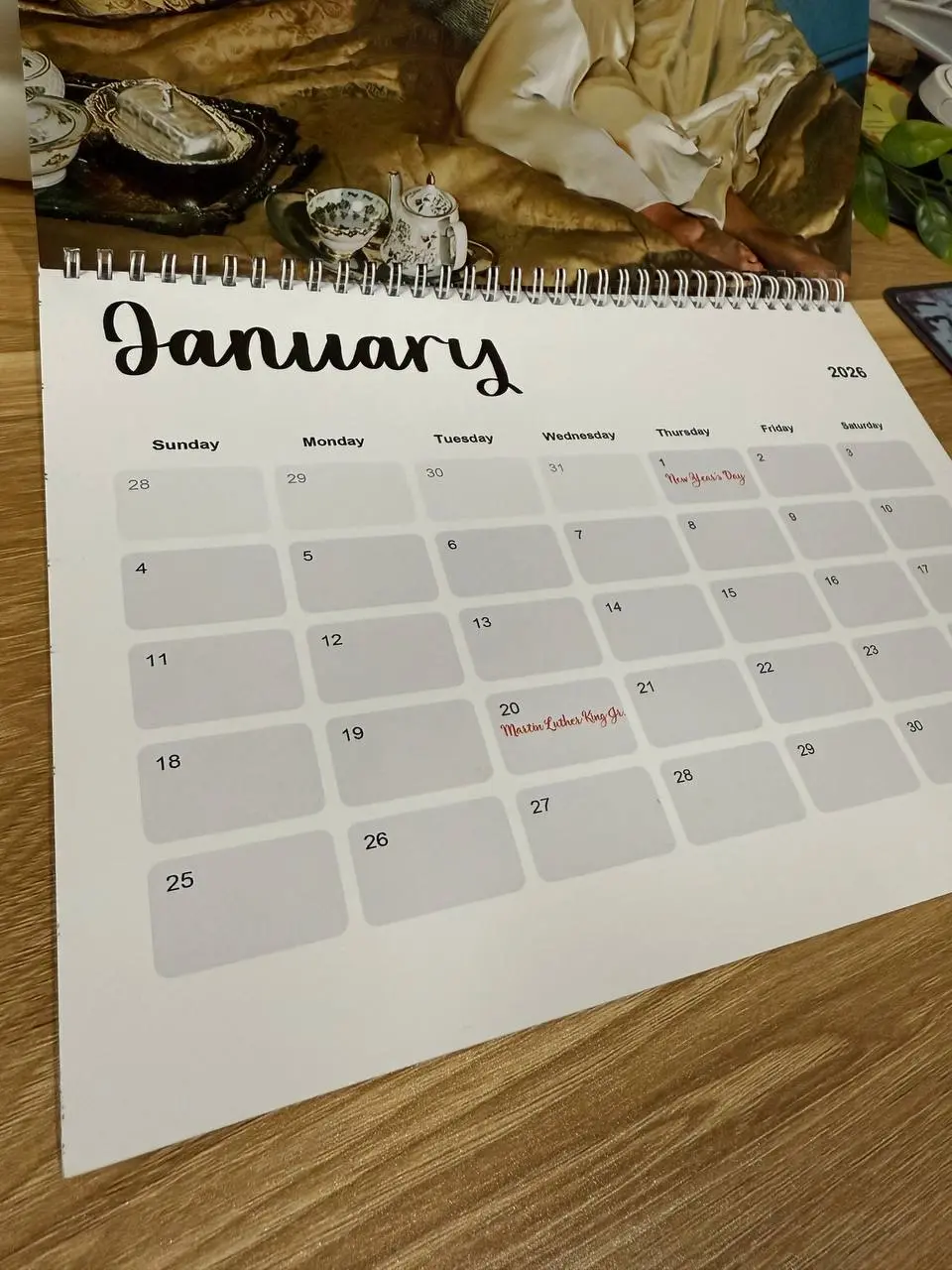T.M Calendar 2027, Merch For Fan, Home Decor, New Year Fan Gift