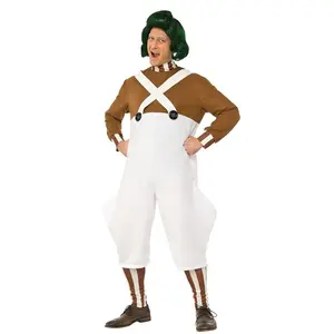 Mens Deluxe Oompa Loompa Costume