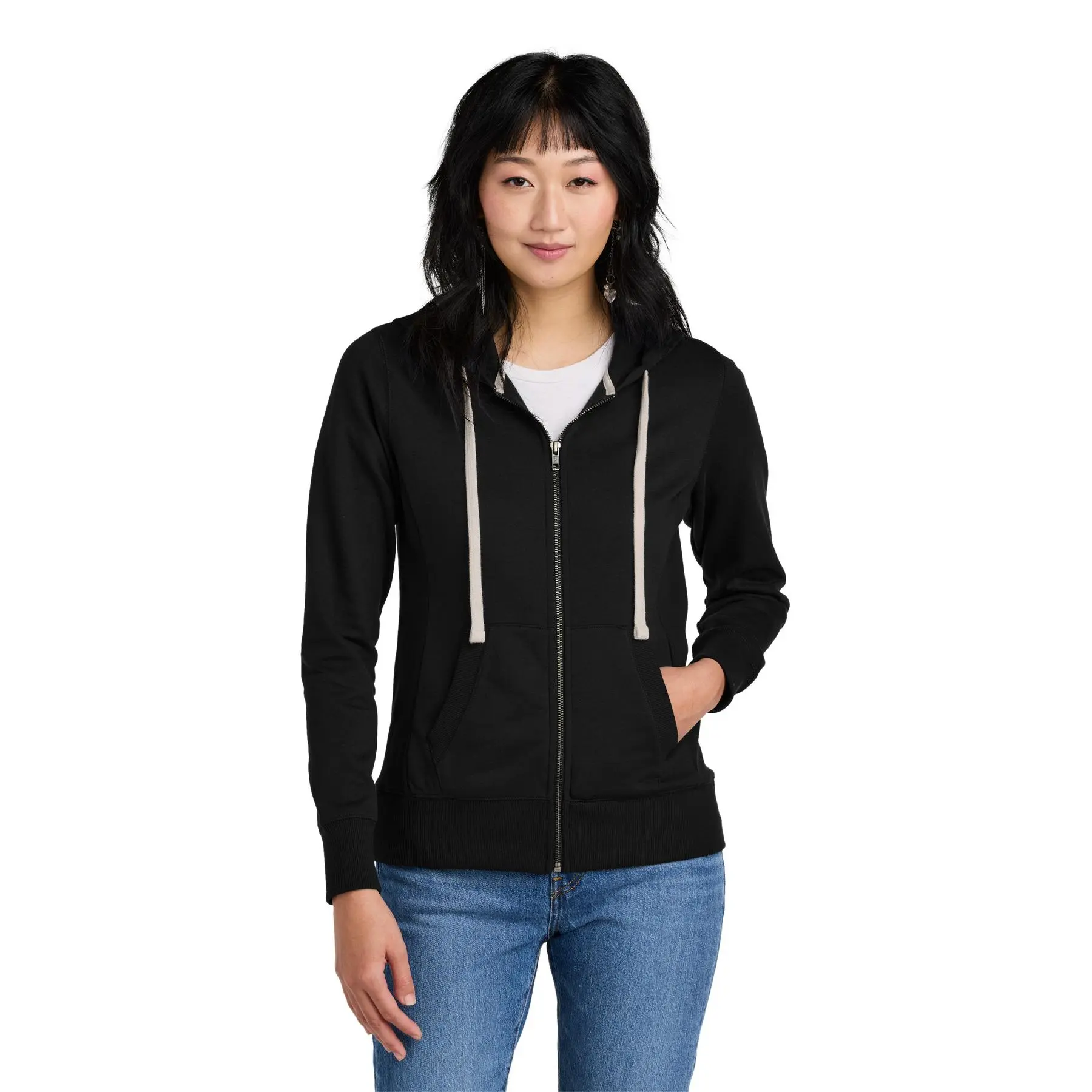 District® Women's Re-Fleece™Full-Zip Hoodie DT8103