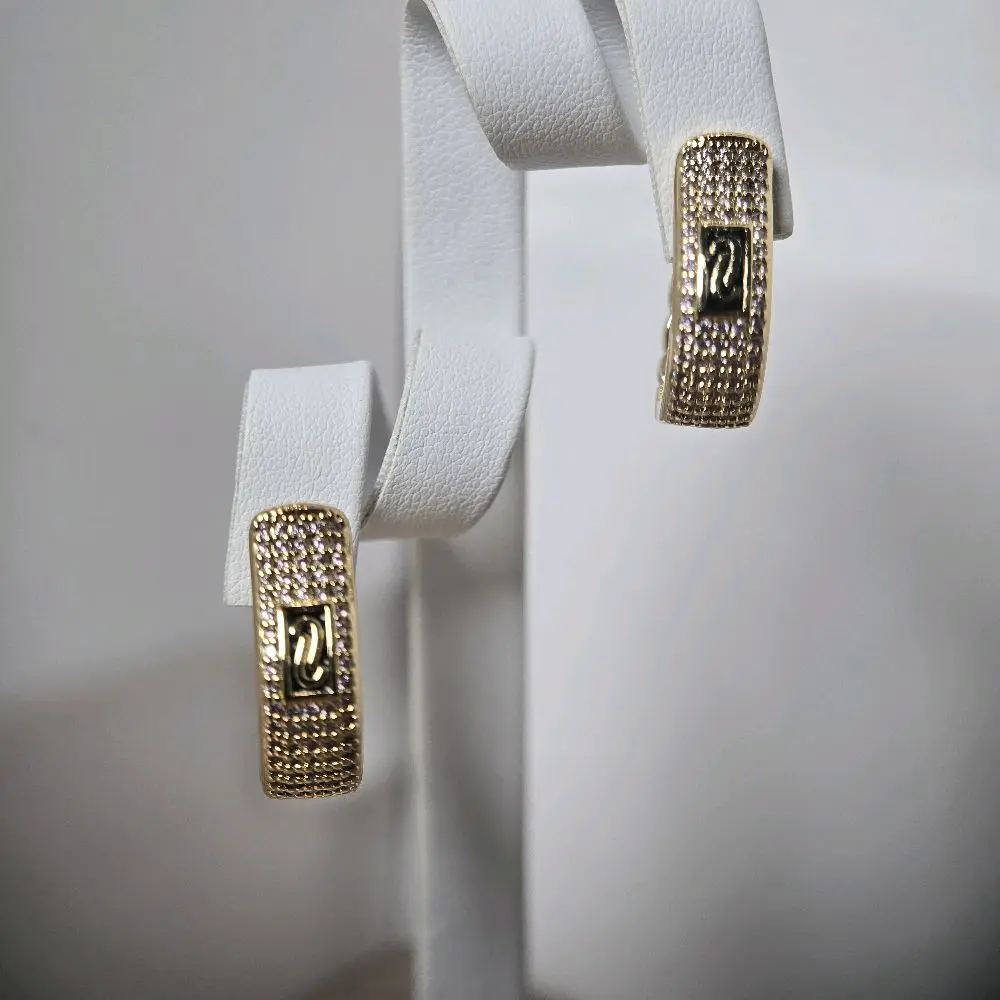 monaco earrings 14k gold plated for woment monaco earrings 14k gold plated for woment