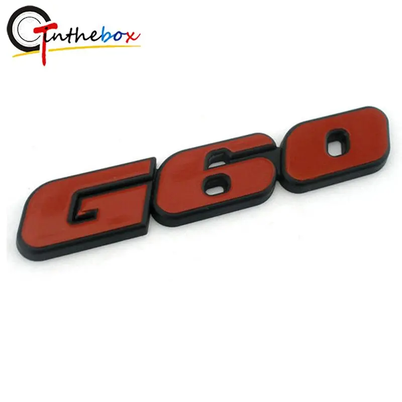 2026 New wholesale Corrado Auto Emblem Golf 2 Root Car Sticker Golf III G60 Trunk Tuning Badge Logo For your Cars