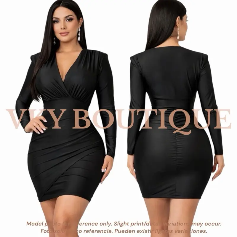 chinese dress ladies Women's Off Shoulder Long Sleeve Fur Trim A-Line Party Club Mini Dress –  Divahotcouture main image 0