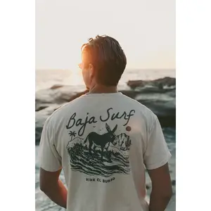 Baja Surf Burro Surfer Tee