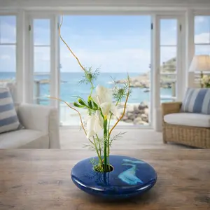 Round Ikebana Vase