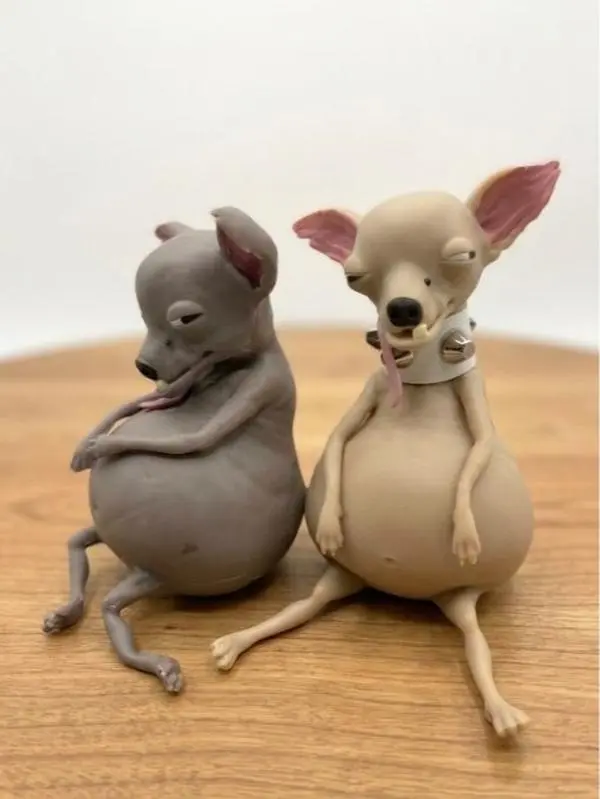 Meet Chiwi - TheMugly Dog Squishy Toy. Your Ultimate Side-Eye Emotional Companion!