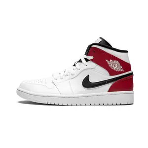 Air Jordan 1 Mid "White Chicago" 554724 116