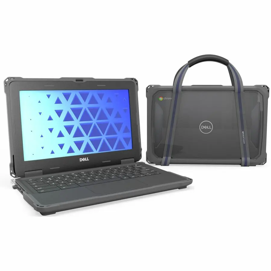 MAXCases Extreme Shell-F3 Slide Chromebook Case for Dell 3100/3110/3120 Chromebook Clamshell 11.6" Gray DLESF33110CGRY