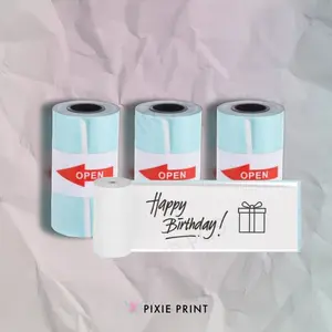 3 Rolls-Thermal Sticker Paper