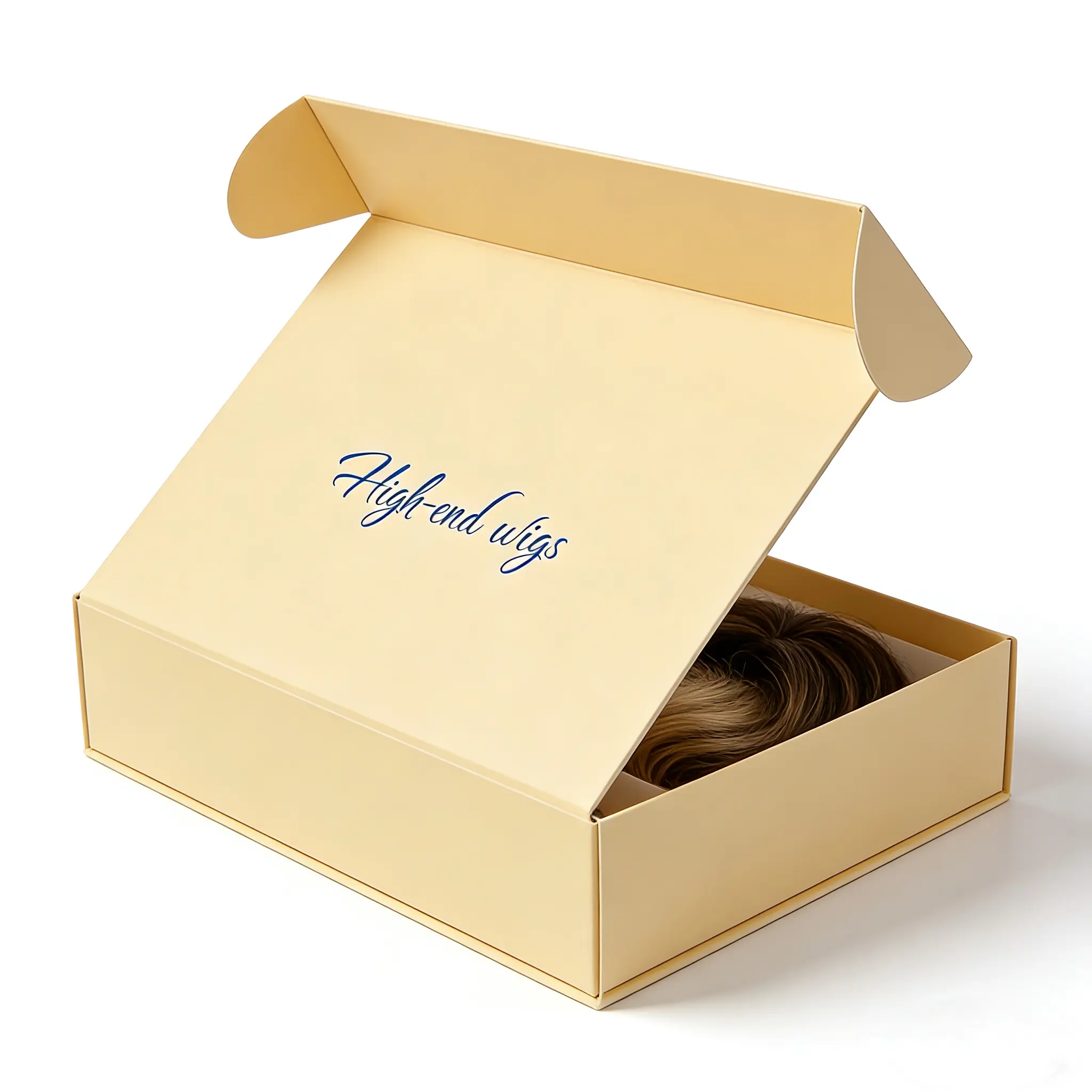 ERQQ HAIR Classy Paper Bag Gift Box, Shipping Mailer Box for Wig or Bag Accessories, Classy Gift Box