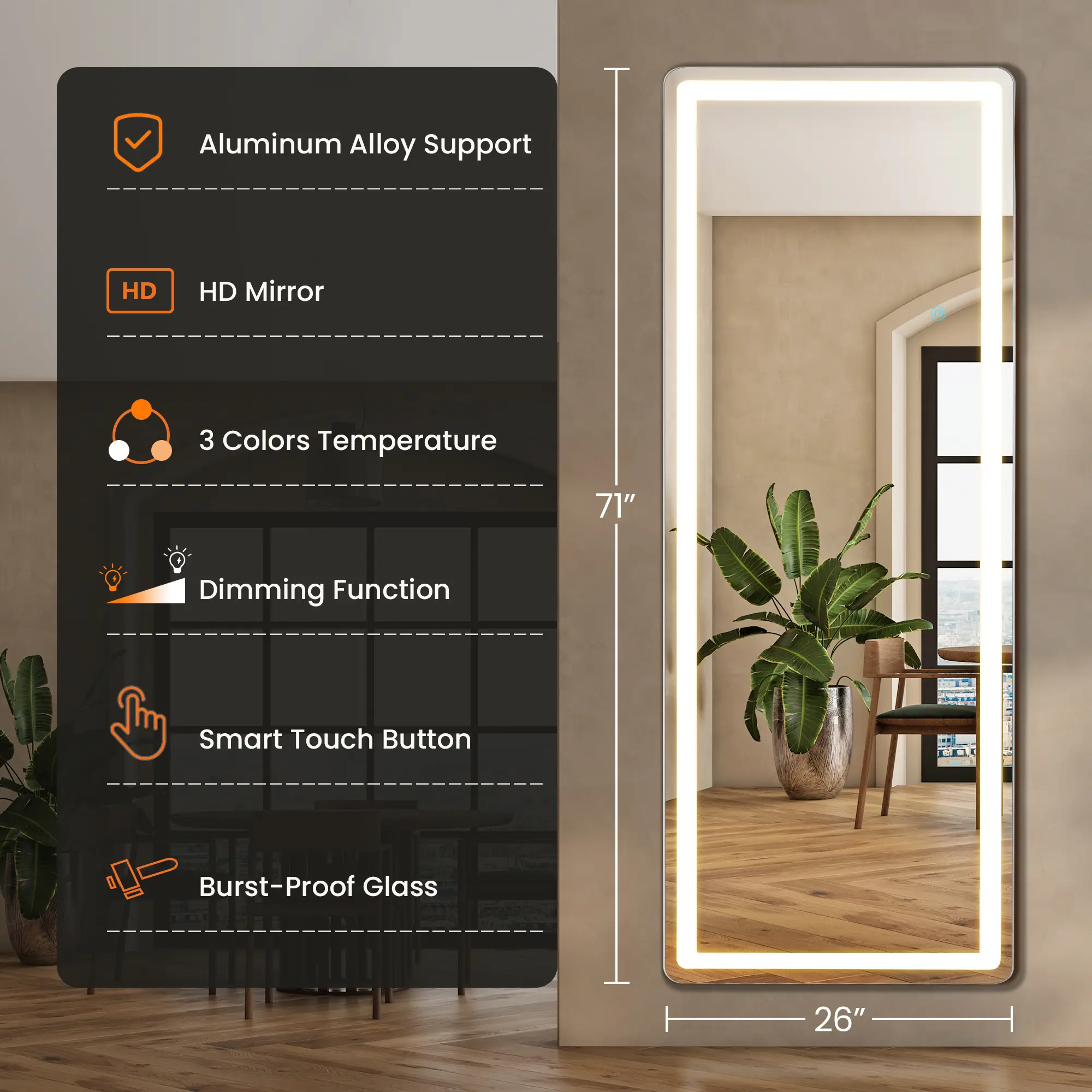 26'' x 71''- Rectangle