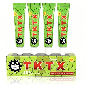 4 Pcs Tattoo Numbing Cream 40% Extra Strength Fast Acting Long Lasting for Tattoos Piercing Microblading Waxing Permanent Makeup