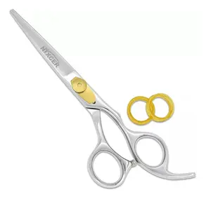 Nixcer Professional Sharp Convex Edge Blade Hair Cutting Scissors 6.5" With Fine Adjustment–Stainless Steel Professional Hair Scissors For Men & Women