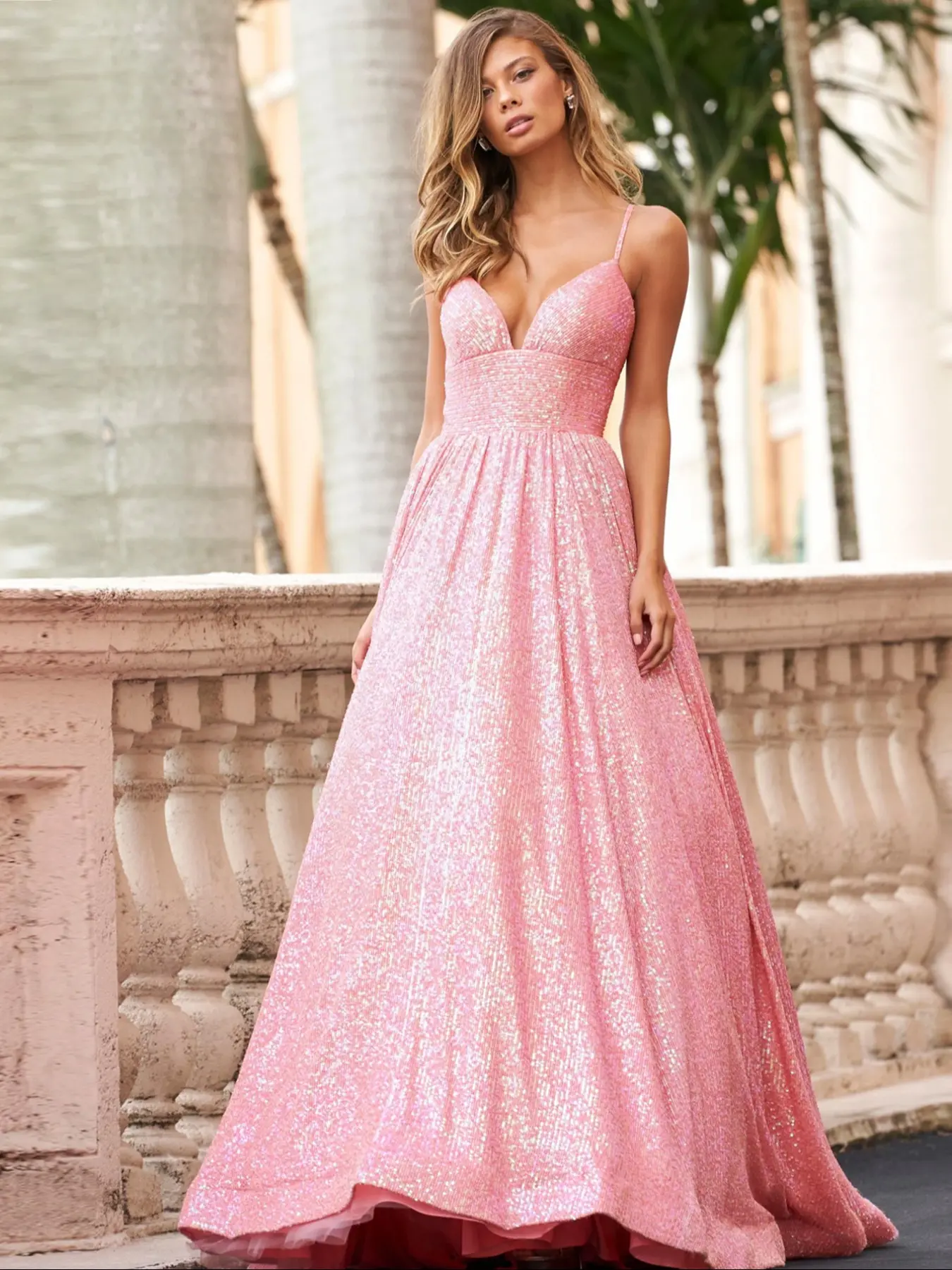pink party dress long - TikTok Shop