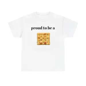 Proud to Be a Cracker T-Shirt | Funny Food Graphic Tee